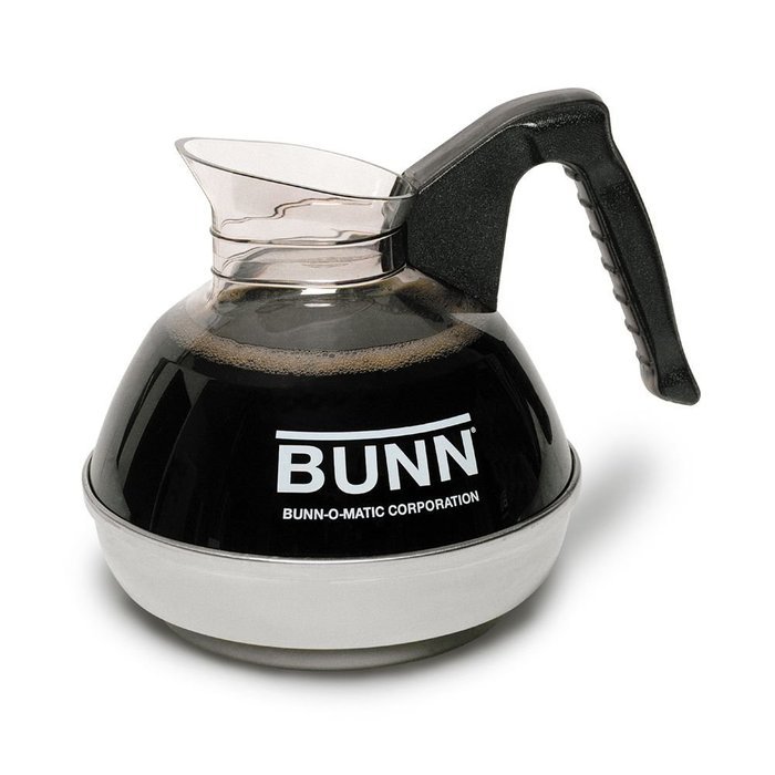 BUNN Easy Pour 64 Oz Black Coffee Decanter / Case of 6 - Pack = 6