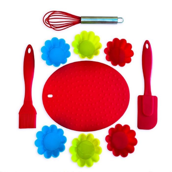 Bulk Buys Silicone Cupcake Baking Tool Set