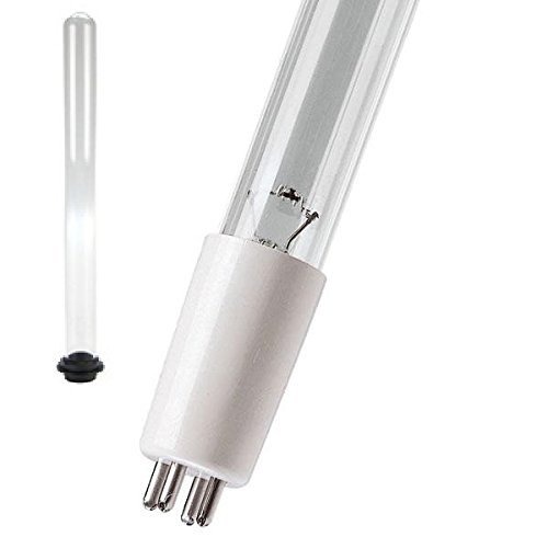 Combo Package compatible UV Bulb 12972 and Sleeve 12982 for Danner 20W