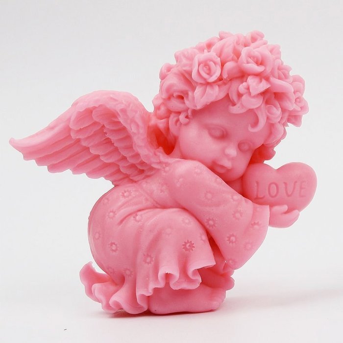 Baby Angel 3D Cake Mold Fandont Soap Candle Mould Sililcone Candy Chocolate Mould Gum Paste Cake Baking Craft...