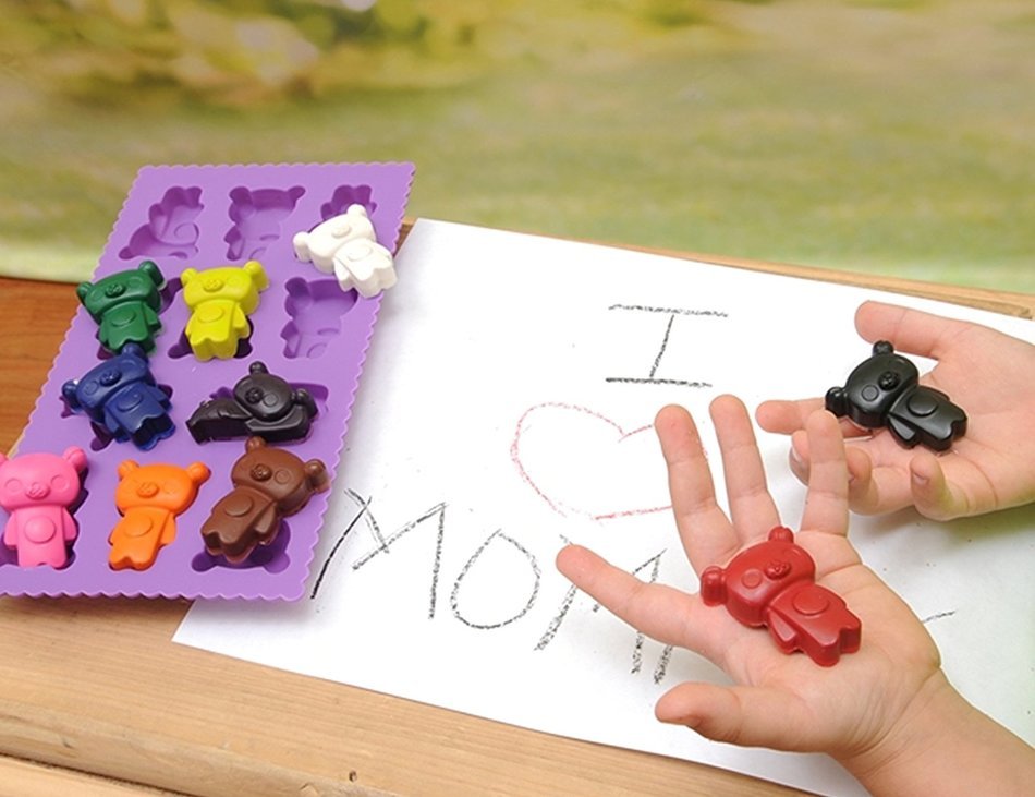 Bear Shaped Silicone Baking Mold: Best Chocolate, Jello, Hard Candy, Soap Mold and Silicone Ice Cube Tray on Amazon...