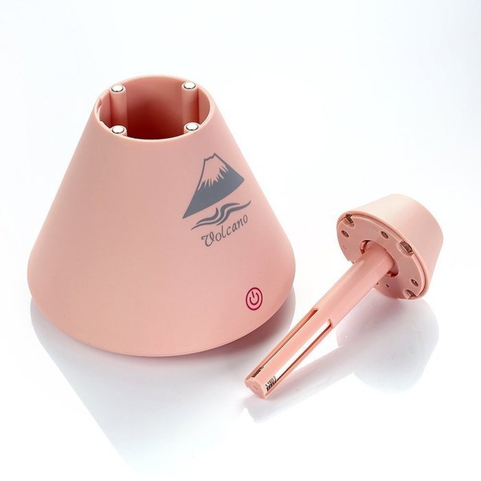 ATIDY USB Mini Desktop Humidifier Cool-mist Personal Humidifier In Volcano Design With Touch Sensitive Switch... N3
