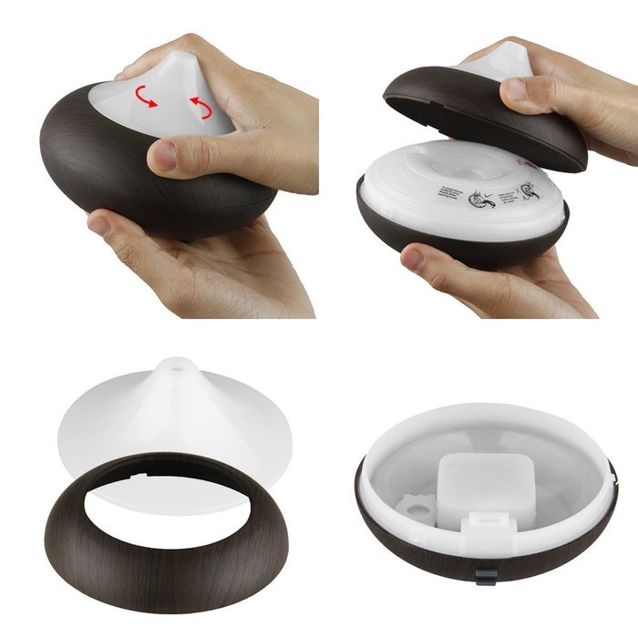 Bosszi 600ML Essential Oil Aroma Diffuser, Ultrasonic Aromatherapy Air Purifier, Cool Mist Humidifier, Auto Shut-off N19