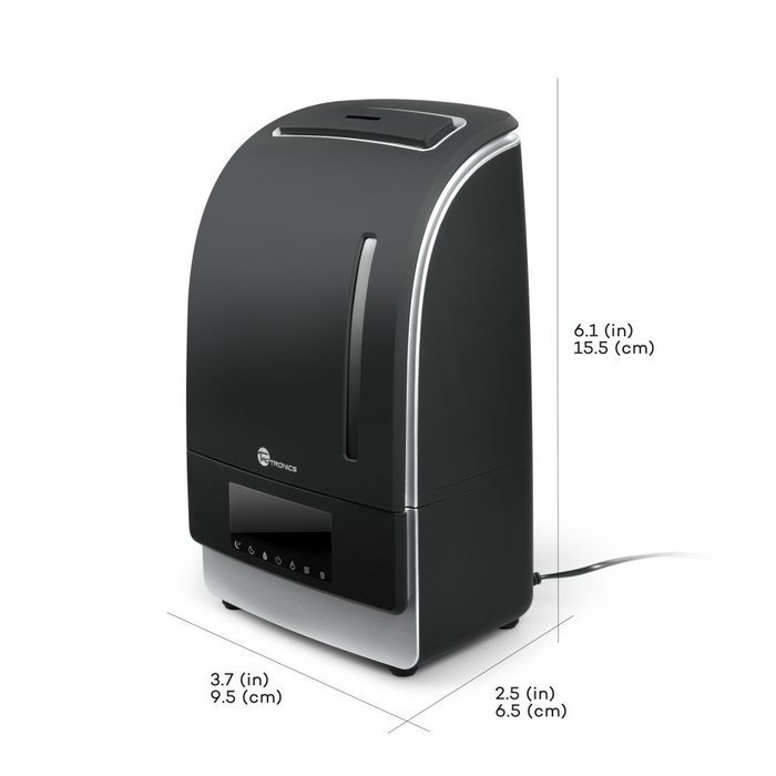 Warm & Cool Mist Humidifier with LED Display, TaoTronics Ultrasonic Air Humidifers with 6L, Touch Sensitive LED... N6
