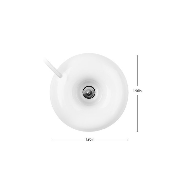 EasGear&reg; Pocket Size Cool Mist Ultrasonic Humidifier Portable Doughnut Shaped Mini Humidifier with USB Cable,... N3
