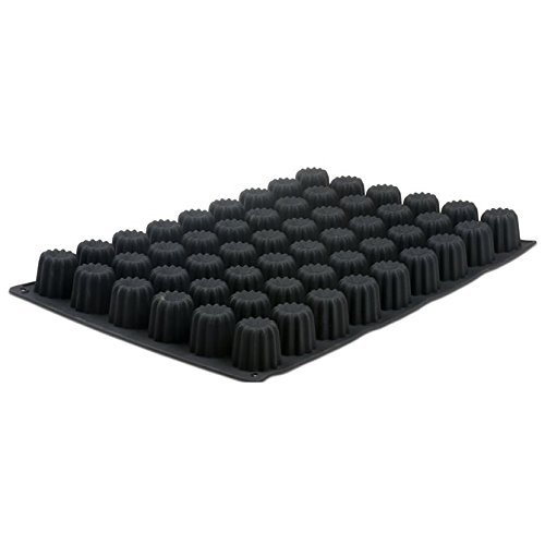 Lekue Cannele Silicone Mold, 54 forms, 2.28 Dia., 1.97 D inches