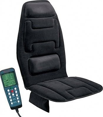 Heated Back Massage Seat Cushion Car Seat Chair Massager Lumbar Neck Pad Heater N3