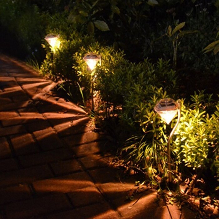 Spritech(TM) Clear Diamond Solar LED Outdoor Lighting Perfect for Path Patio Deck Driveway and Garden (Flower... N2