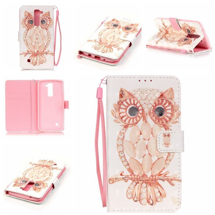 LG K7 Case,LG Tribute 5 Case,Yaheeda [3D Colored Drawing] [Flip Fit] Premium PU Leather Card-Slots Cash-Slots... N31