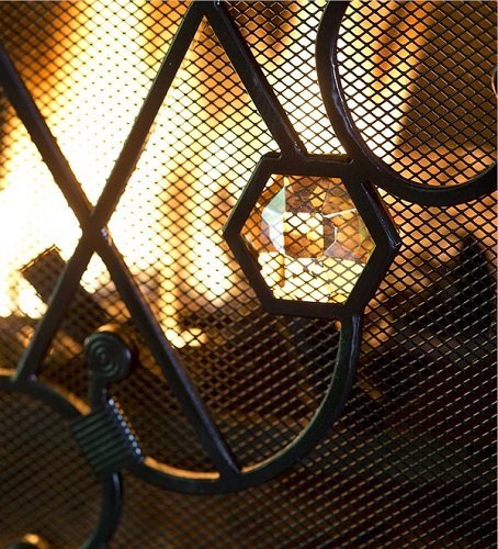 Bellehaven Fireplace Screen with Door (44" x 33") N3