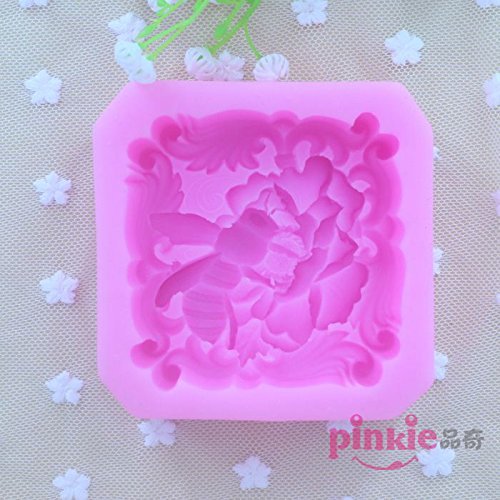 Pinkie Tm Bee Flowers Handmade Skeleton Head Silicone Soap Mold Chocolate Clay Resin Mould Sugarcraft Cake Decorating...