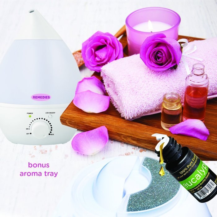 Cool Mist Humidifier Ultrasonic Whisper-quiet Operation ,Aroma Diffuser, 7 Color LED Lights, Auto Shut-off. 2.8... N3