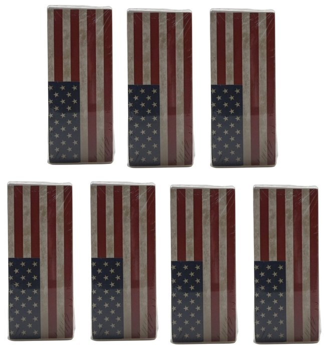 Gicos 57668 Radiators Humidifier, Ceramic, US Flag Design (Pack of 7)