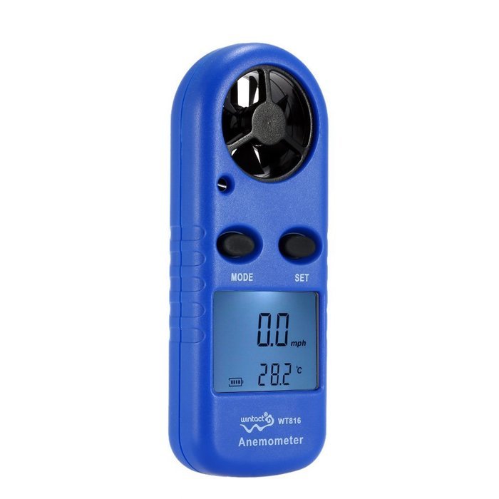 KKmoon Mini Anemometer Wind Speed Air Velocity Temperature Measurement Beaufort Scale Display N5