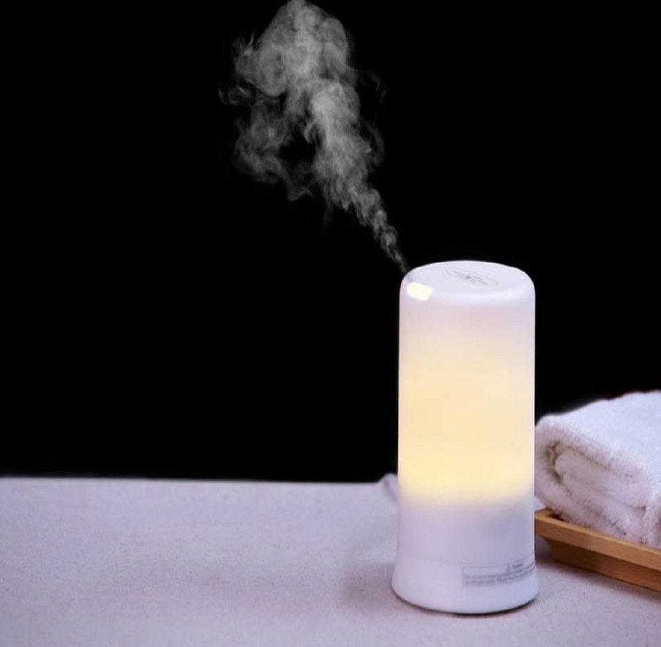 Gillberry LED USB Essential Oil Ultrasonic Air Humidifier Aroma therapy Diffuser (white) N4