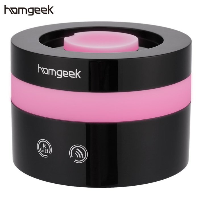homgeek LED changing colors Aroma Oil Diffuser Ultrasonic Humidifier with Adaptor & USB N11
