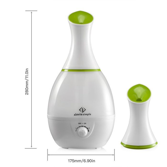 Cool Mist Humidifier,Whisper-Quiet Operation,Automatic Shut-off with Night Light Function for Office Home Bedroom... N7