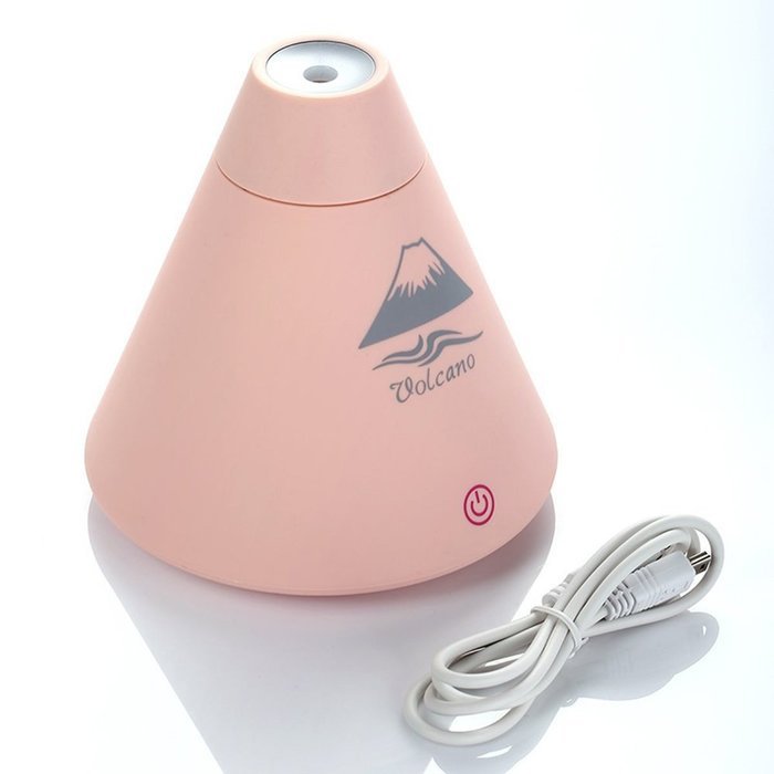 ATIDY USB Mini Desktop Humidifier Cool-mist Personal Humidifier In Volcano Design With Touch Sensitive Switch... N4