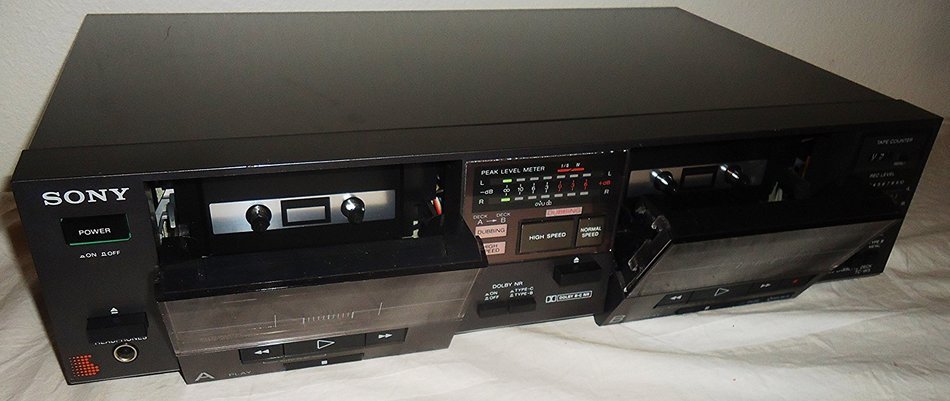 Vintage Sony TC-W5 Automatic Tape Selector Dual Stereo Cassette Tape Deck - Japan 1985 N2