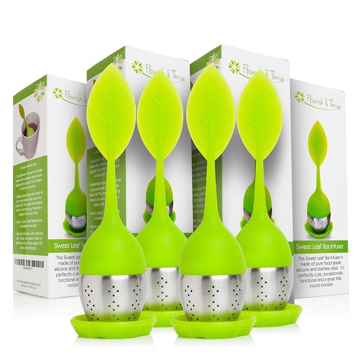 Flourish and Thrive Tea Infuser Strainer with Teaspoon N3