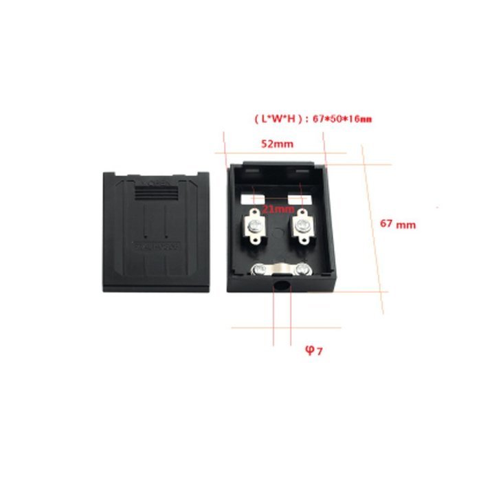 Solar Junction Box PV/Photovoltaic Connector with 1 Diode for Solar Panel 10W-50W 3A N6