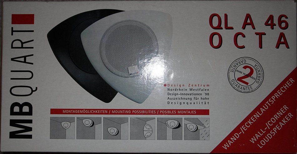 MB Quart QLA46 Octa 5.25" Corner/Wall Mount Speakers