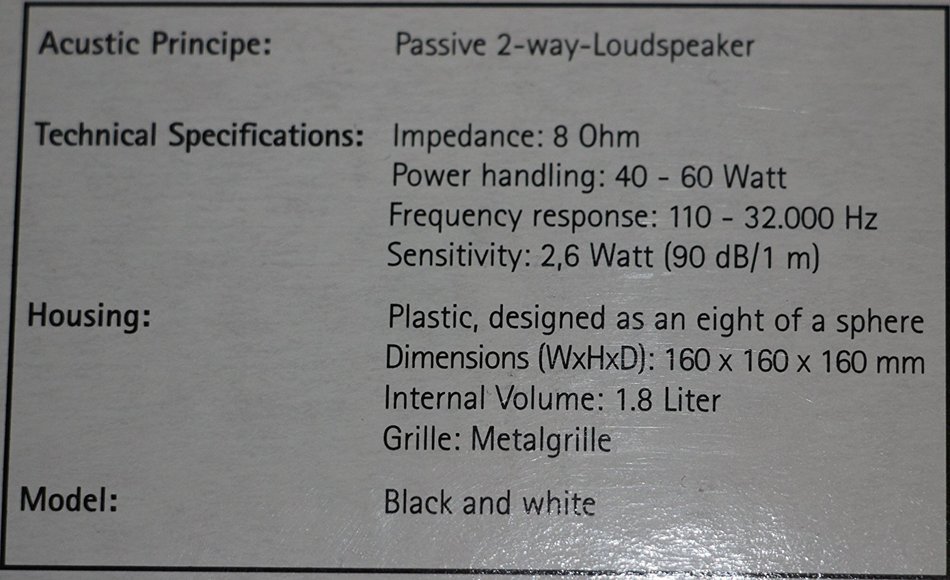 MB Quart QLA46 Octa 5.25" Corner/Wall Mount Speakers N3