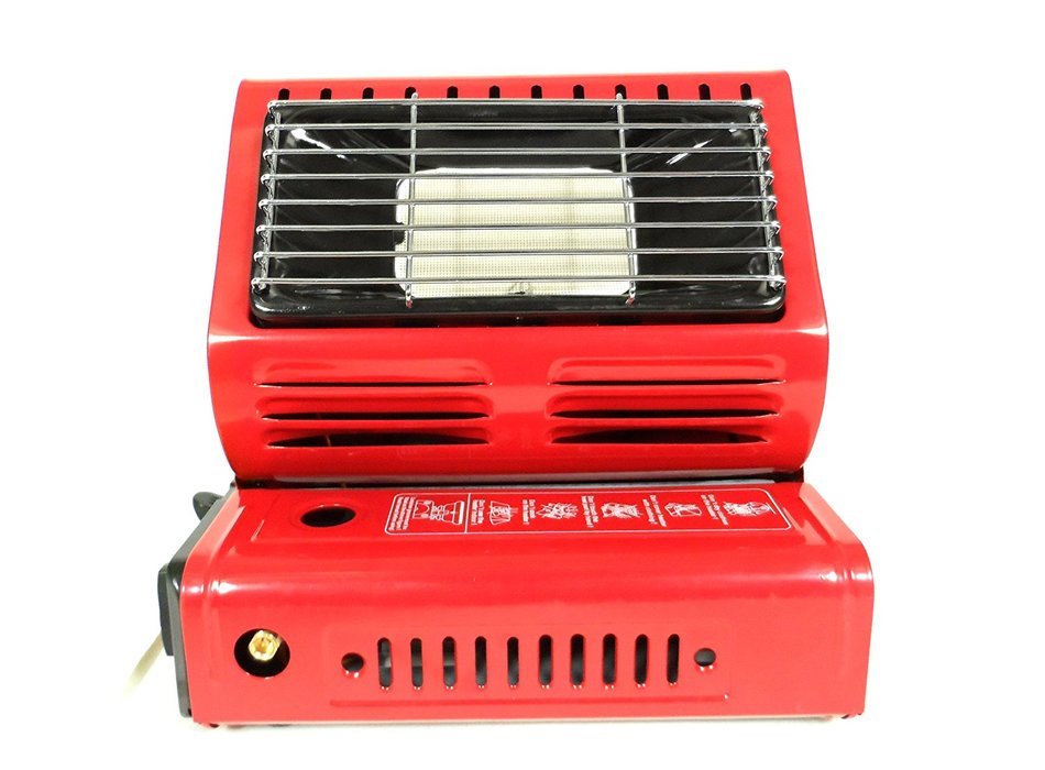 Double Coherent Source Heater Portable Camping Space Heater (RED) N5