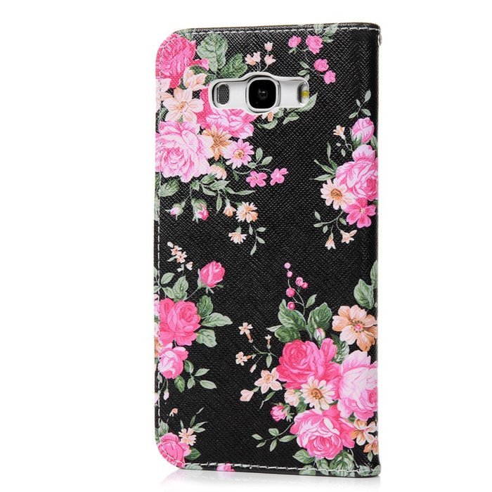 Galaxy J7 Case,Samsung Galaxy J7 Case (2016 Version) - Wallet Flip Stand Case PU Leather Case with Shockproof... N13