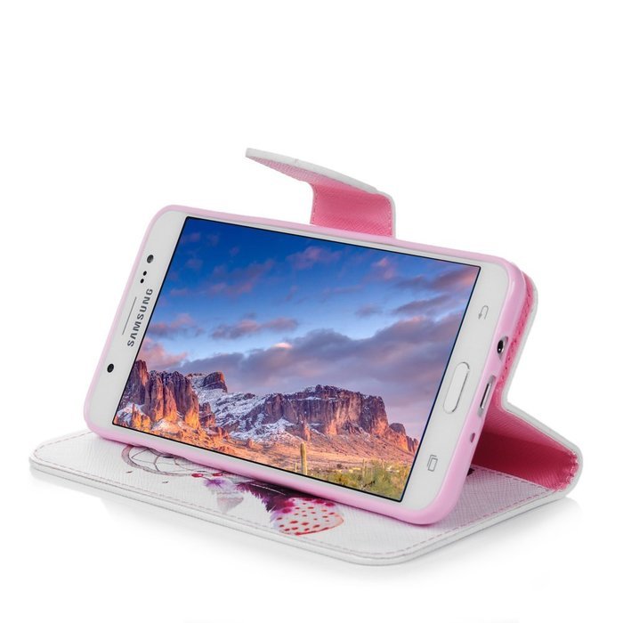 Galaxy J7 Case,Samsung Galaxy J7 Case (2016 Version) - Wallet Flip Stand Case PU Leather Case with Shockproof... N15