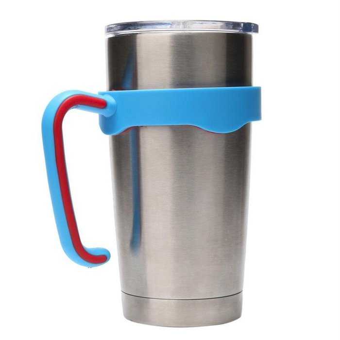 Morecome 20 20 Oz Stainless Steel Insulated Tumbler Mug Handle (Blue)