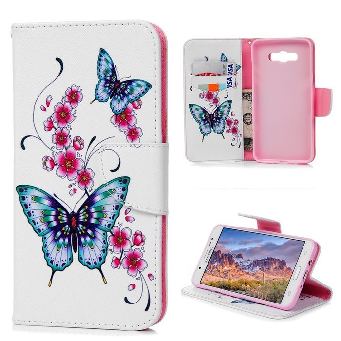 Galaxy J7 Case,Samsung Galaxy J7 Case (2016 Version) - Wallet Flip Stand Case PU Leather Case with Shockproof... N18