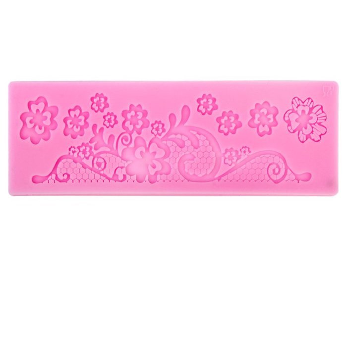 Fondant Cake Lace Sugar Craft Mat Cake Texture Molds Pink