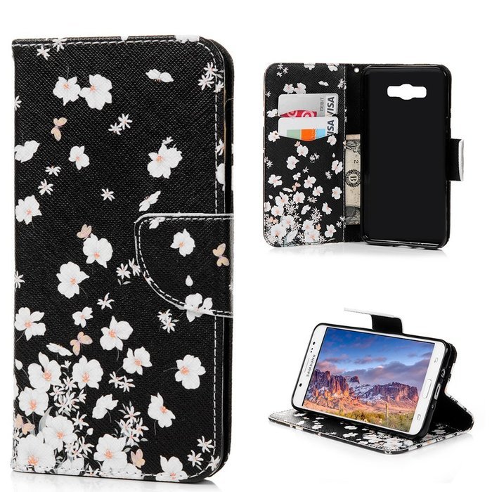 Galaxy J7 Case,Samsung Galaxy J7 Case (2016 Version) - Wallet Flip Stand Case PU Leather Case with Shockproof... N24