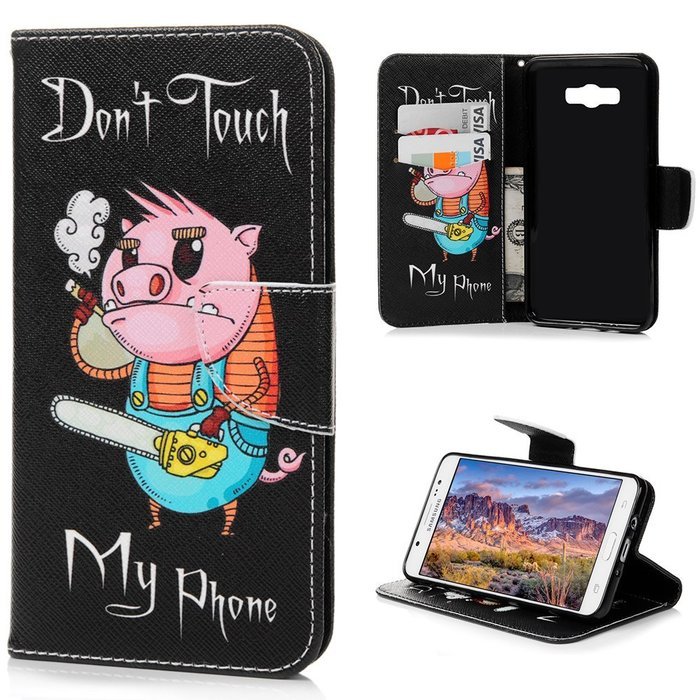 Galaxy J7 Case,Samsung Galaxy J7 Case (2016 Version) - Wallet Flip Stand Case PU Leather Case with Shockproof... N27