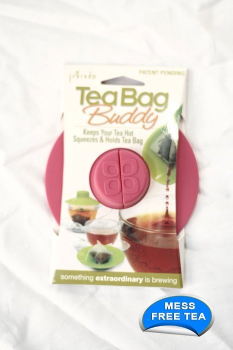 Epoca Silicone Tea Bag Buddy and Cup Cover Lid, 6-Pack, Colors Vary N4