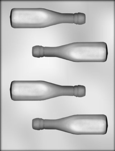 CK Products 4-5/8-Inch 3-D Champagne Bottle Chocolate Mold
