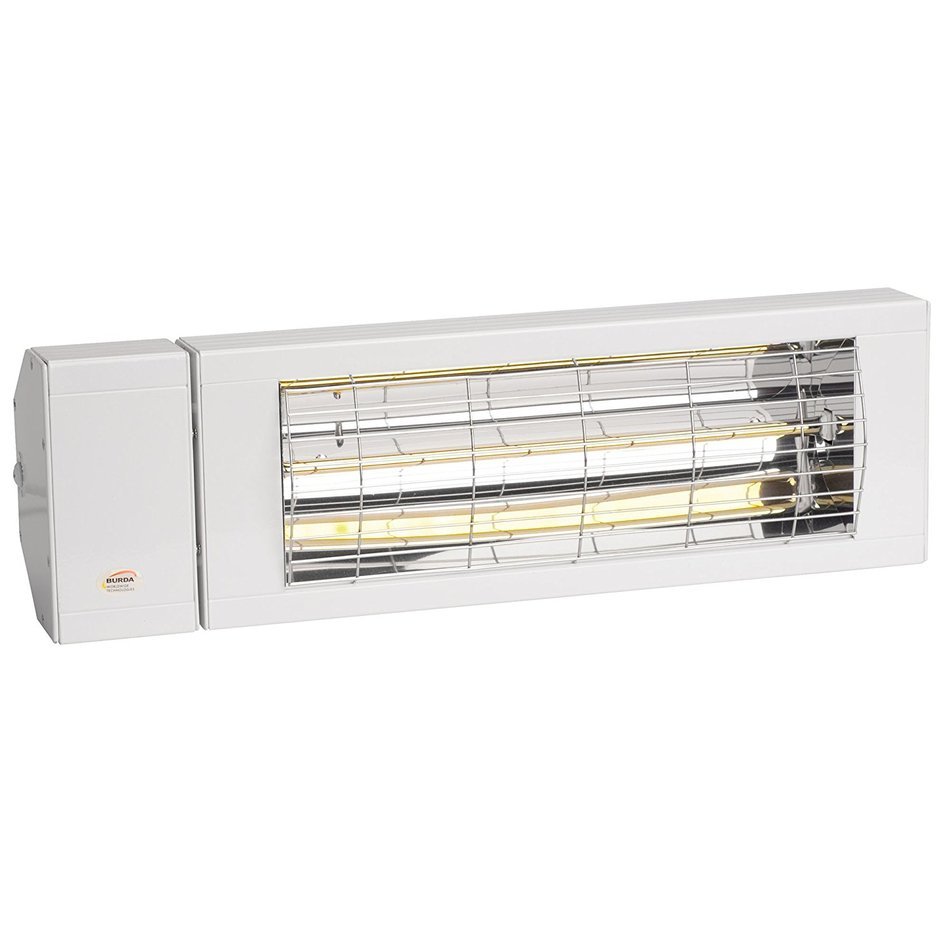 Burda 15242R Remote Control Smart Short Wave Indoor/Outdoor Infrared Heater, 1500-watt N6