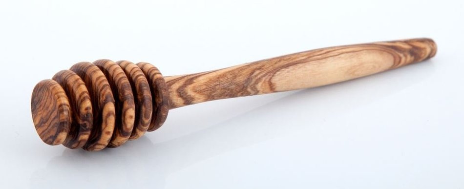Divine Deli Olive Wood Honey Dripper/Drizzler