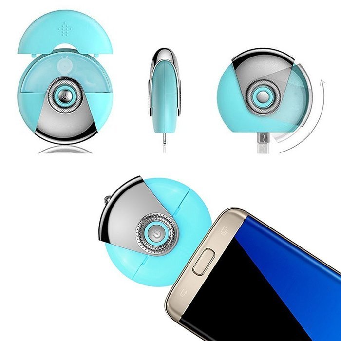GGYY(TM) Facial Mist Sprayer, Portable Nano Handy Cool Mist Humidifier, Cell Phone Powered Face Mister, Skin Care... N8