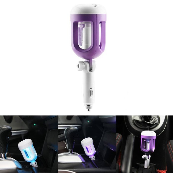 Dealpeak Car Mini Size Humidifier Aroma Essential Oil Diffuser (Green) N6