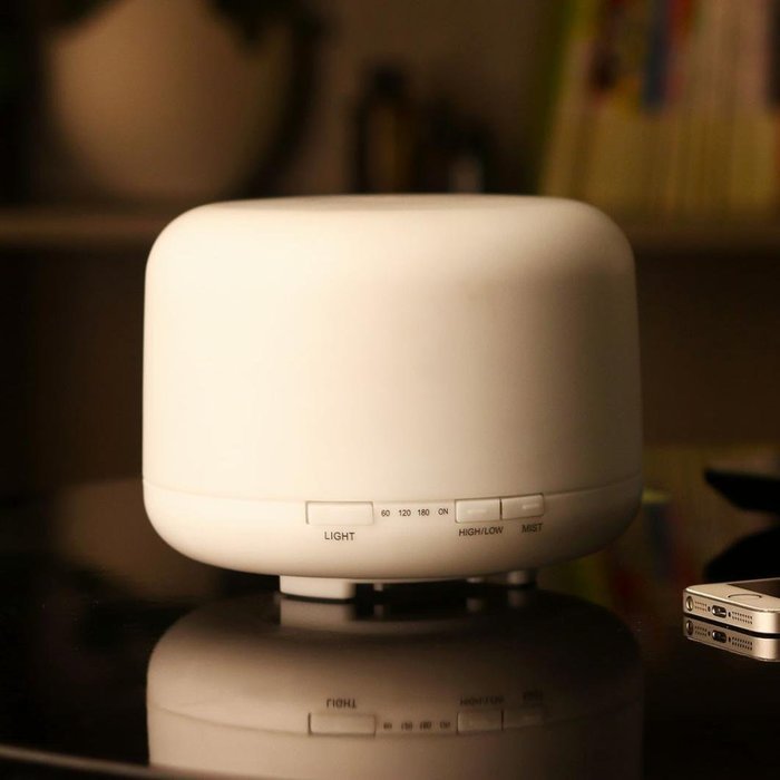 DZT1968 500lm Ultrasonic Portable Air Humidifier Atomizer Essential Oil Diffuser N2