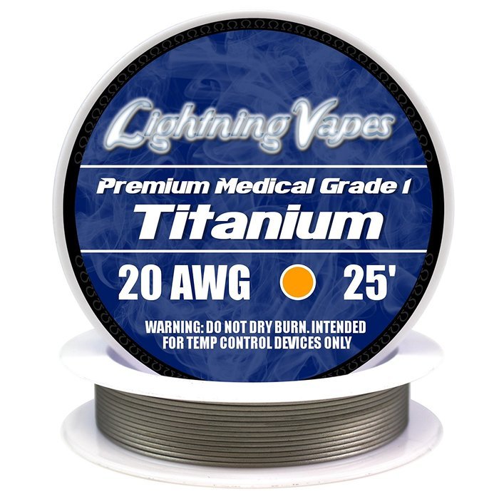 LV Titanium Grade 1 Wire 20 AWG - 25'