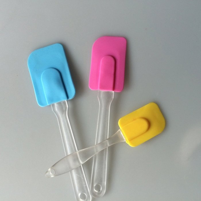 KAKA(TM) Premium Heat Resistant Silicone Spatula for Stir and Shape The Cake - Large N4