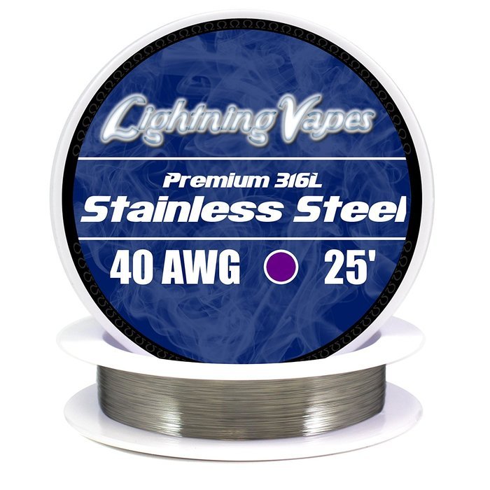 LV Stainless Steel 316L Wire 40 AWG - 100' N6