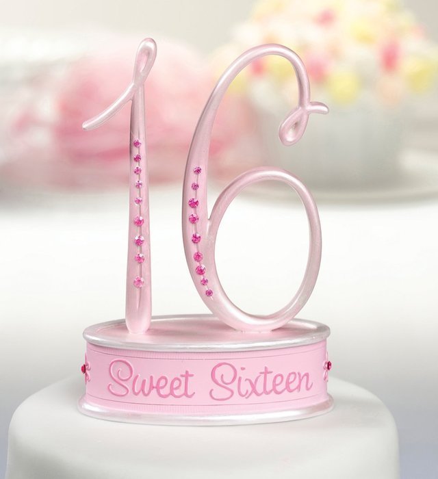 Lillian Rose SS780 CT Sweet Sixteen Caketop, 6-Inch