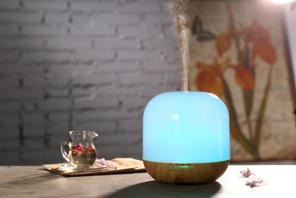 Electric Ultrasonic Aroma Diffuser Timing Function Electric Aromatherapy Household 300ml Essential Oil Aroma Diffuser