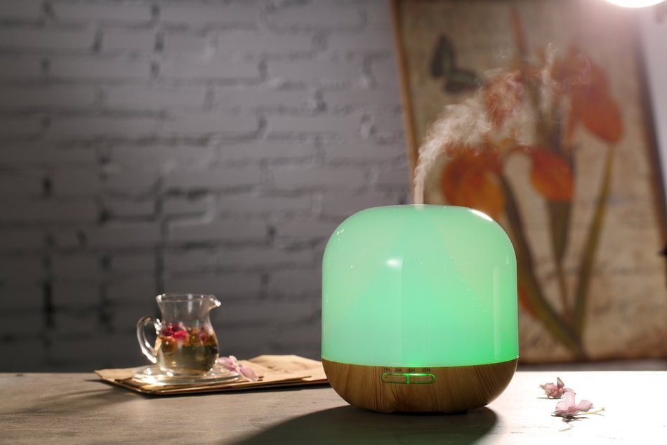 Electric Ultrasonic Aroma Diffuser Timing Function Electric Aromatherapy Household 300ml Essential Oil Aroma Diffuser N2