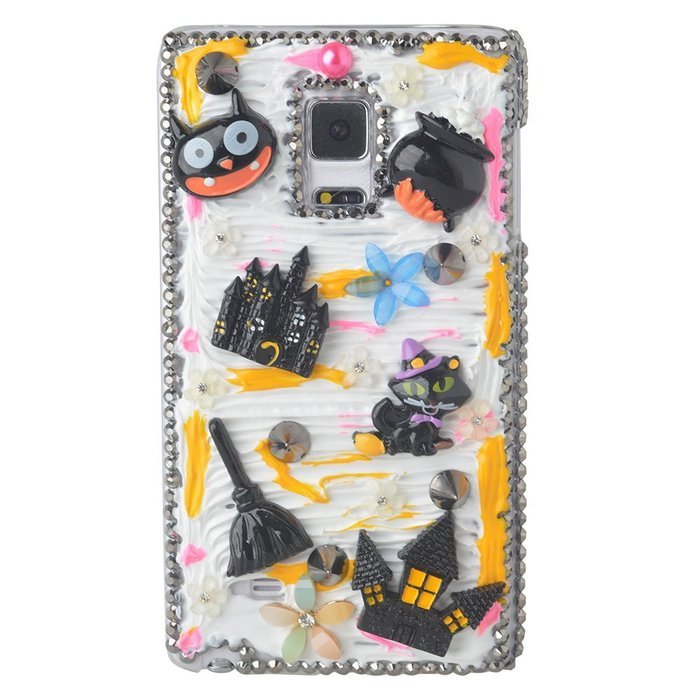 Spritech(TM) 3D Handmade Crystal Phone Case for Samsung Galaxy S5 I9600,Helloween Style Monster Haunted House... N8