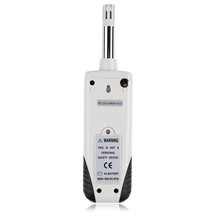 Flexzion Digital Humidity Temperature Meter Mini Hygro Thermometer Hygrometer Tester Tool Handheld With Dew Point... N4